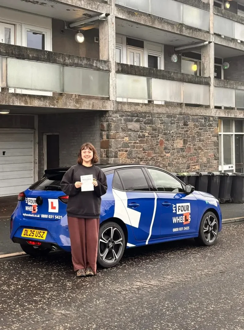 Driving instructor with pass certificate