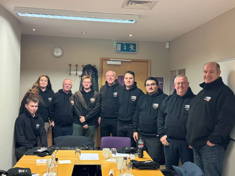 My Four Wheels training team