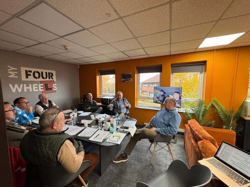 Live classroom training session at My Four Wheels