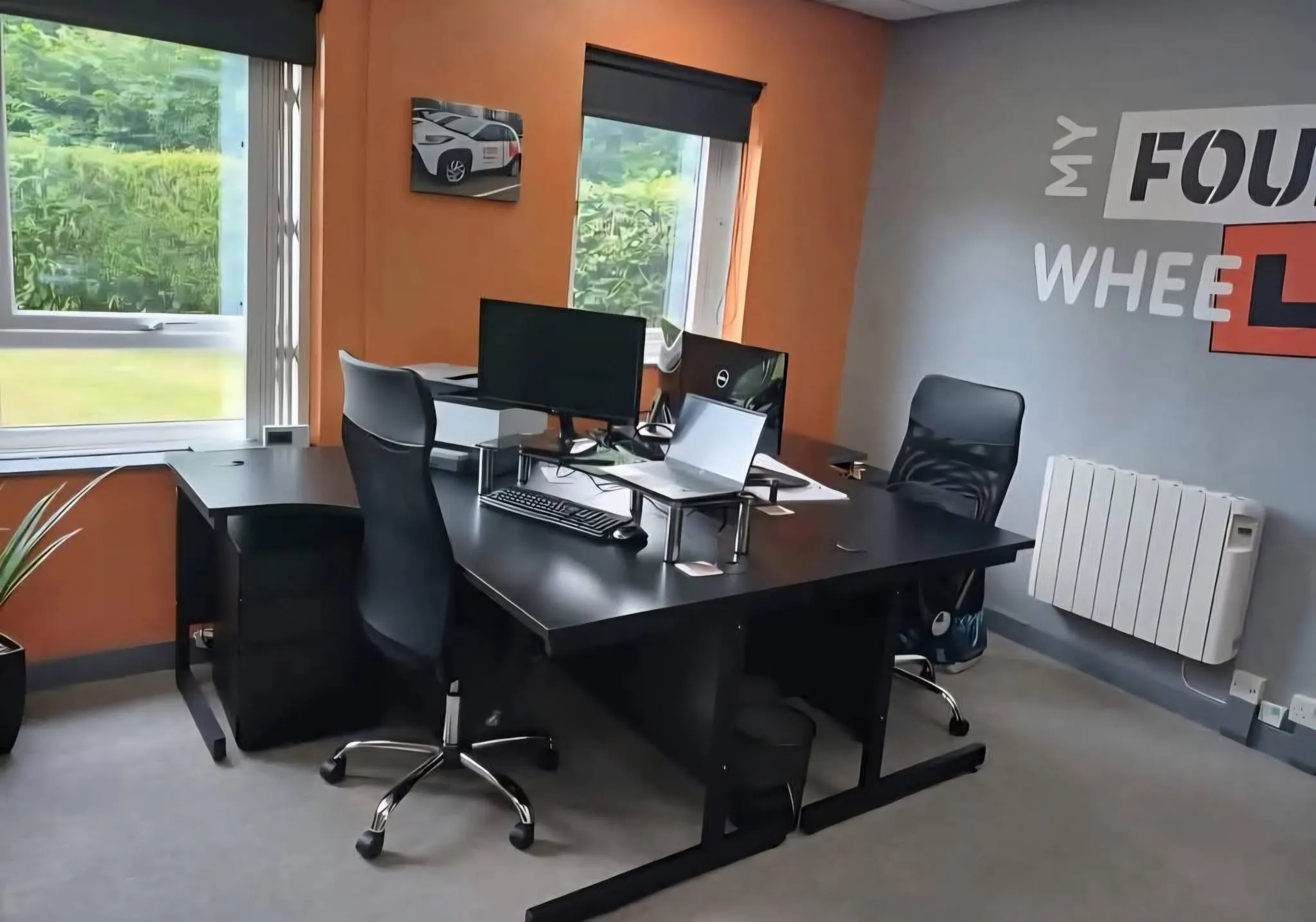 Inside the My Four Wheels office