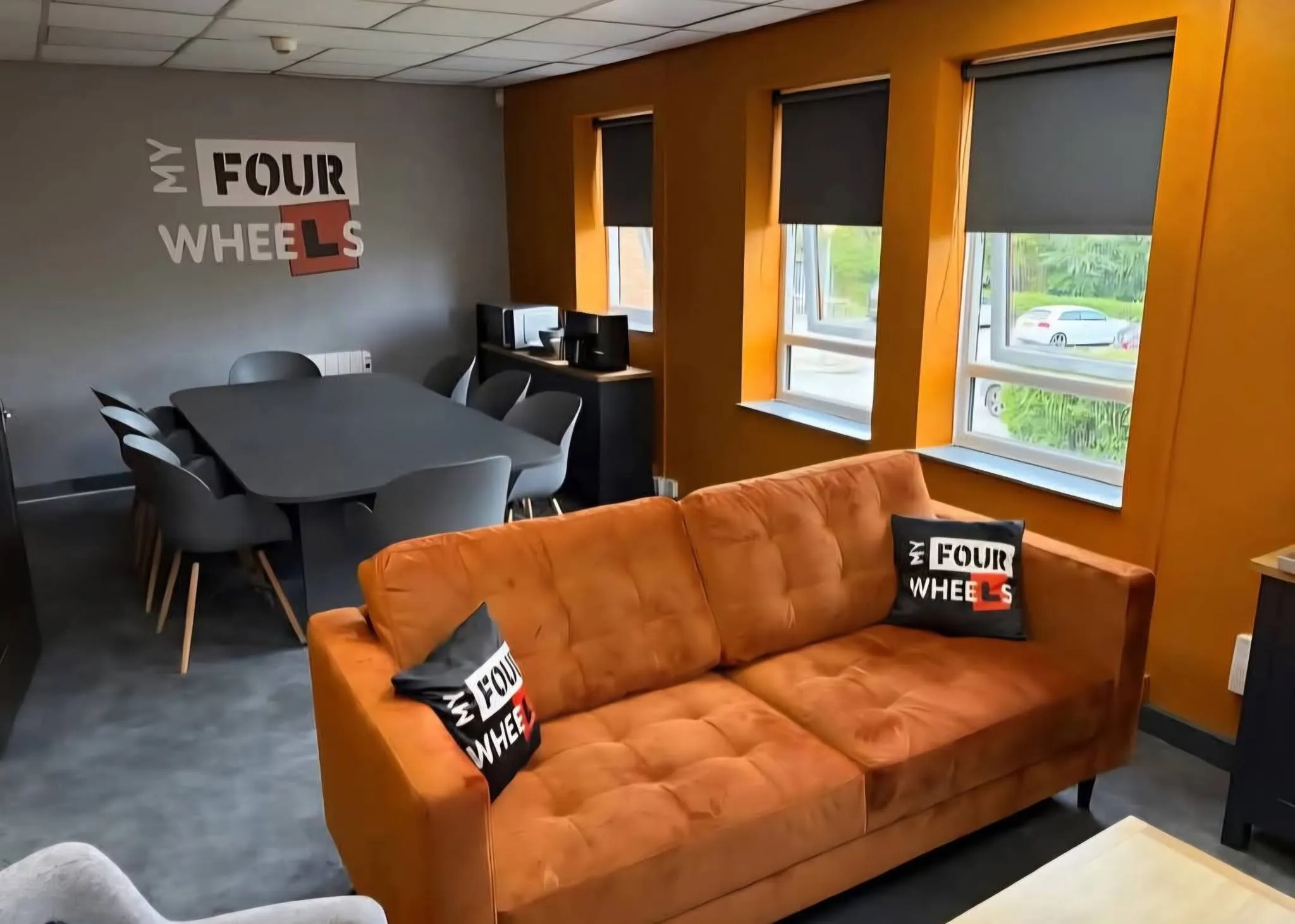 Inside the My Four Wheels office