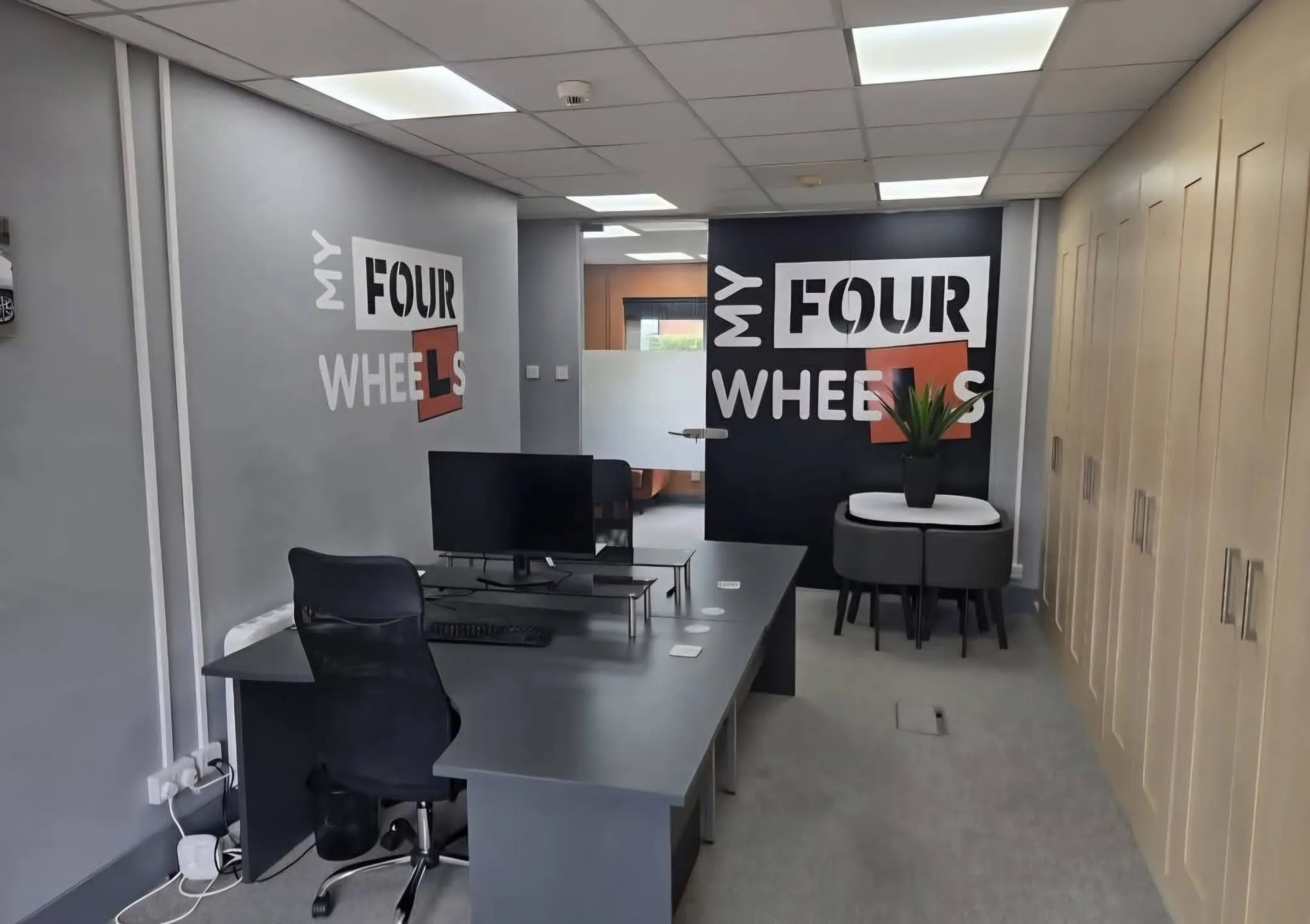 Inside the My Four Wheels office